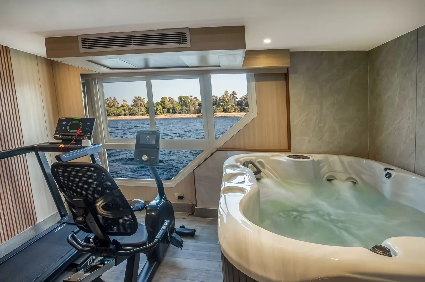 Gym aboard the MS Renaissance Nile Cruise Nile cruise