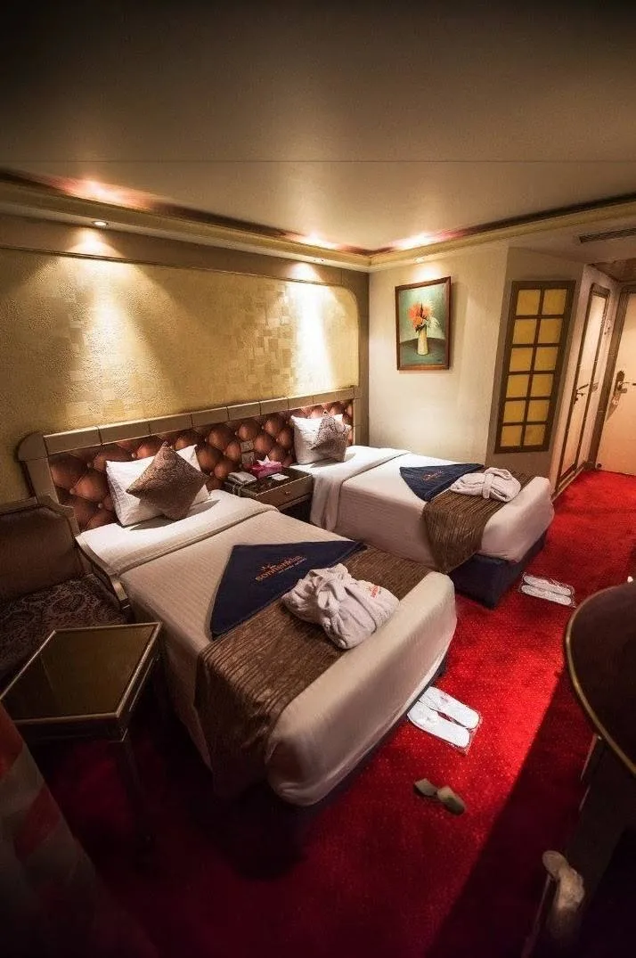 Cabin aboard the La Terrasse Nile Cruise Nile cruise