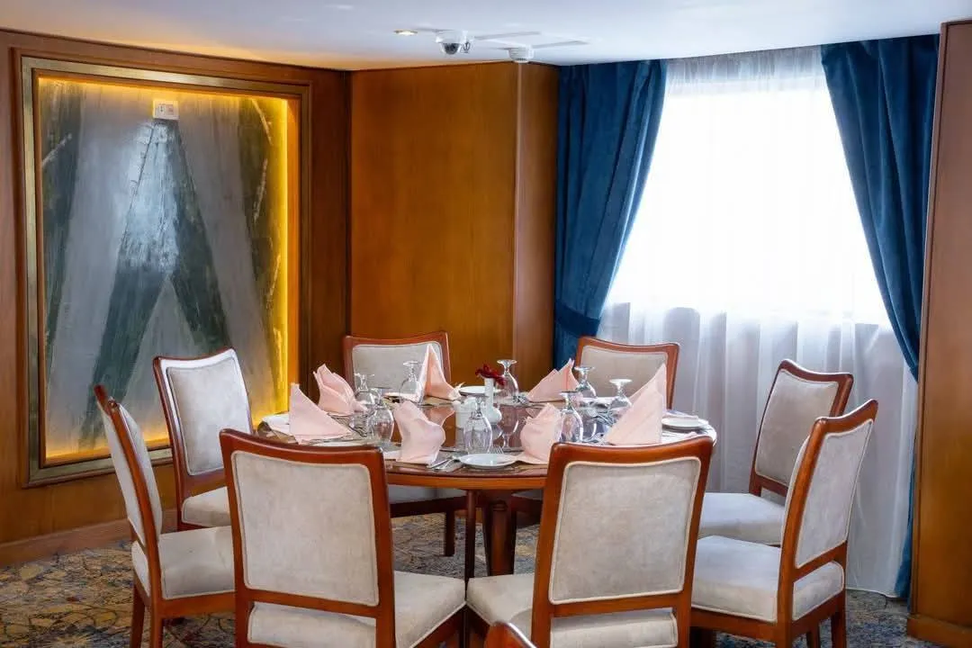 Restaurant aboard the La Terrasse Nile Cruise Nile cruise