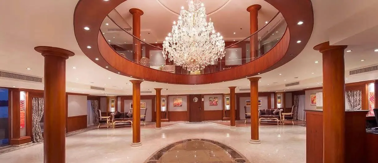 Lobby of the Amwaj Living Stone Nile Cruise Nile cruise
